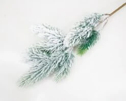 22" Flocked Glitter Pine Spray -Flowers Sales 2024 22 flocked glitter pine spray 101931