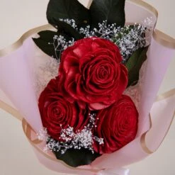 Simply Red Finished Bouquet -Flowers Sales 2024 Tiktok SIMPLYRED Bouquet detail