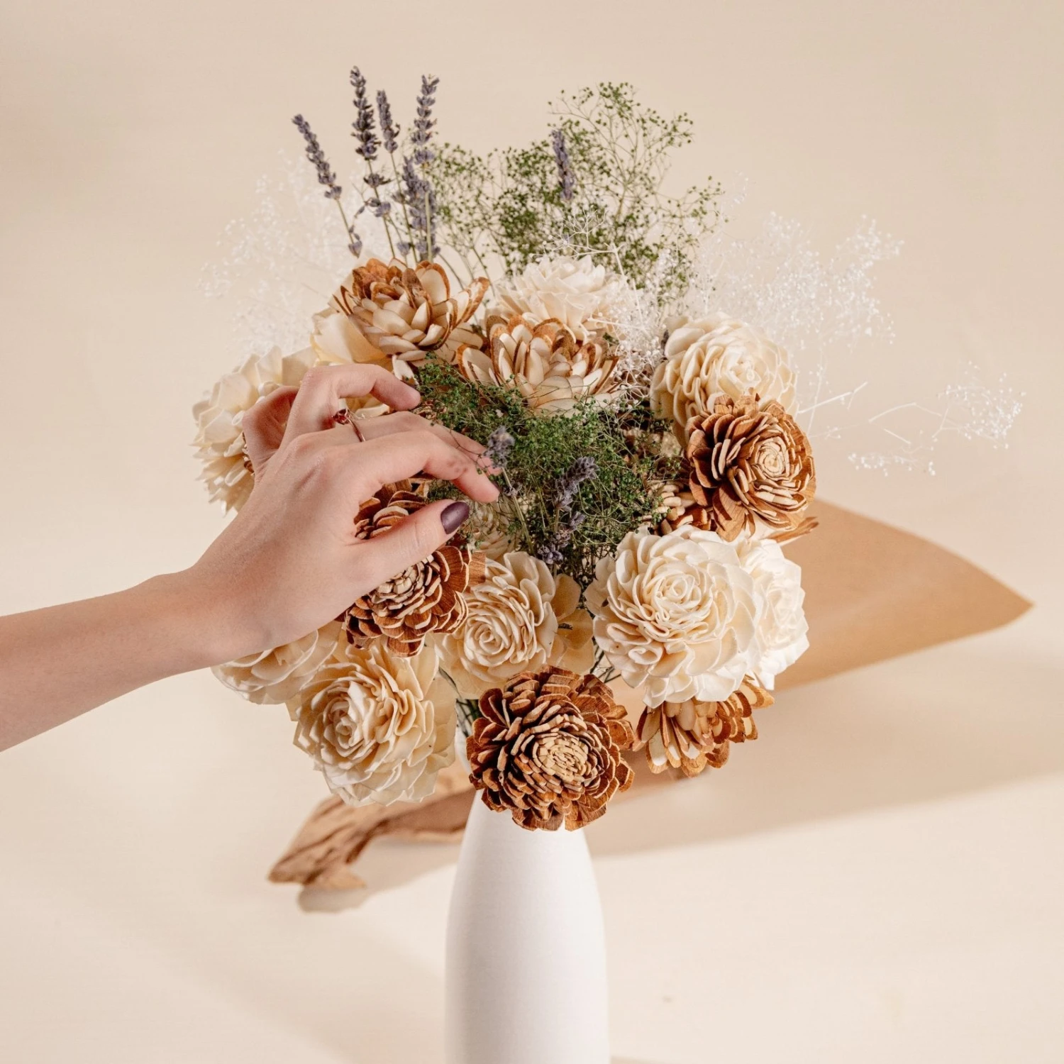 All Natural Loose Flower Bouquet 6 All Natural Loose Flower Bouquet - Image 4