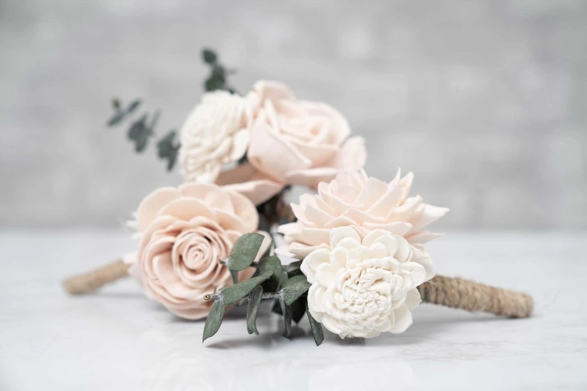 Blush Beauty Boutonniere (Set Of 3) 8 Blush Beauty Boutonniere (Set Of 3) - Image 6