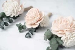 Blush Beauty Boutonniere (Set Of 3) 12 Blush Beauty Boutonniere (Set Of 3) -Flowers Sales 2024 blush beauty boutonniere kit set of 3 813984