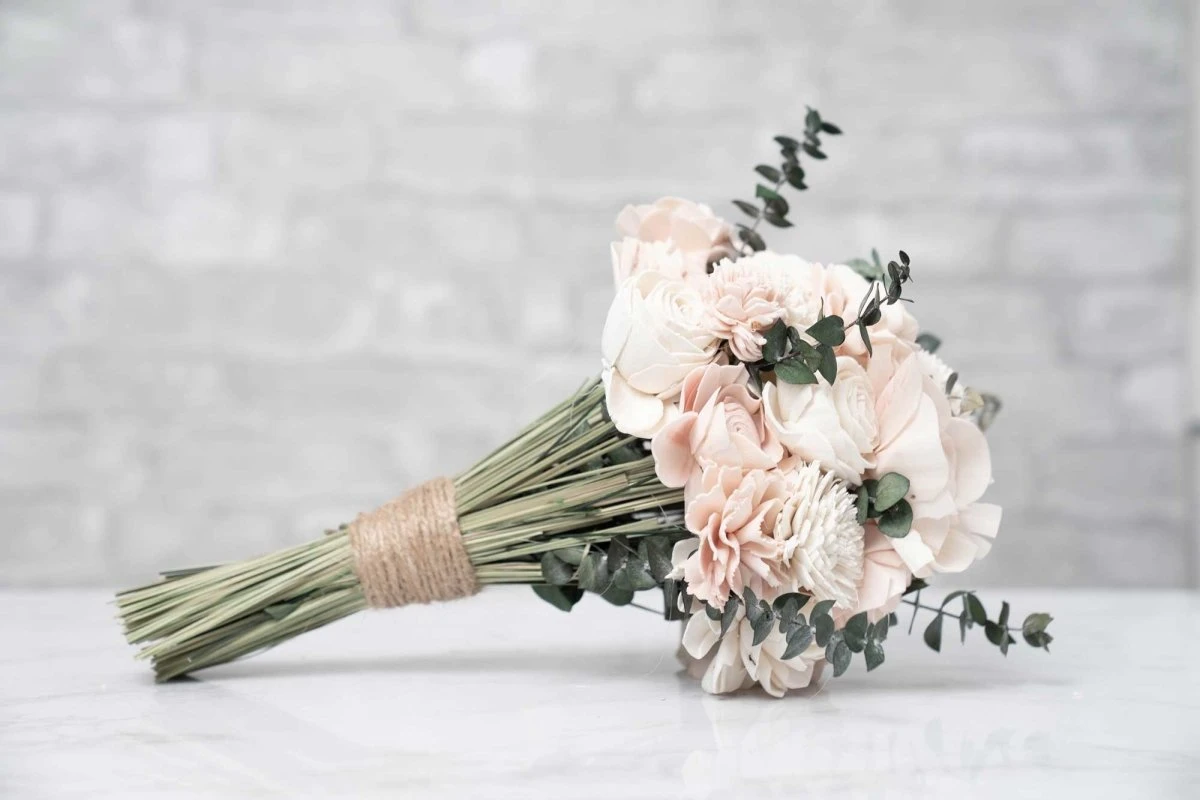 Blush Beauty Bridesmaid Bouquet 7 Blush Beauty Bridesmaid Bouquet - Image 5