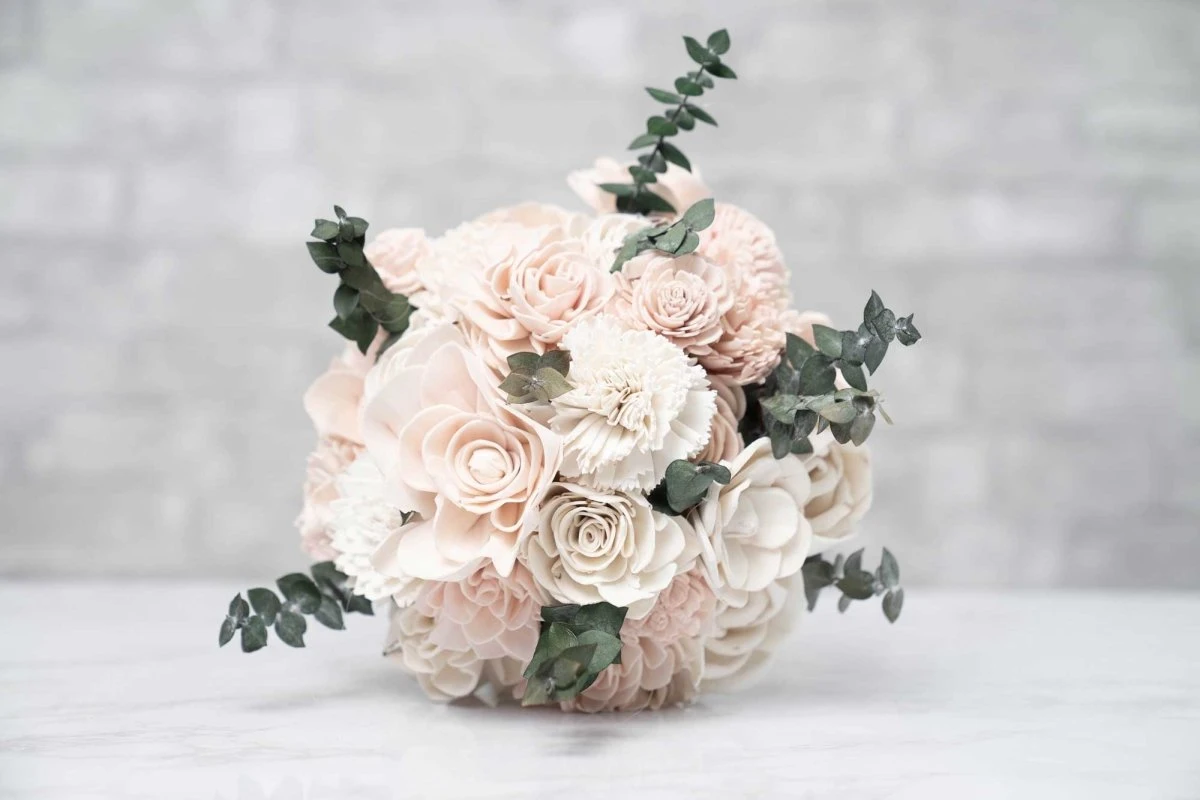 Blush Beauty Bridesmaid Bouquet 4 Blush Beauty Bridesmaid Bouquet - Image 2