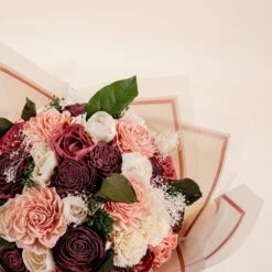 Blushing Beauty Finished Bouquet - Large -Flowers Sales 2024 blushing beauty finished bouquet large 781543