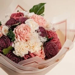 Blushing Beauty Finished Bouquet - Medium