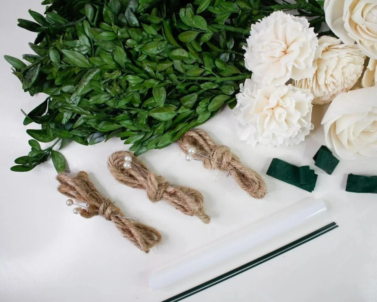 Boxwood Boutonniere (Set Of 3) 7 Boxwood Boutonniere (Set Of 3) - Image 5