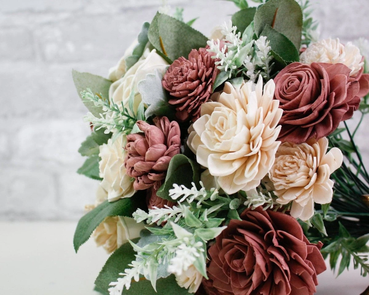 Cinder Rose Bridal Bouquet 10 Cinder Rose Bridal Bouquet - Image 8