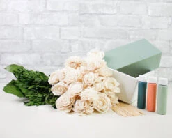 Hacienda Rose Centerpiece -Flowers Sales 2024 hacienda rose centerpiece craft kit 932747