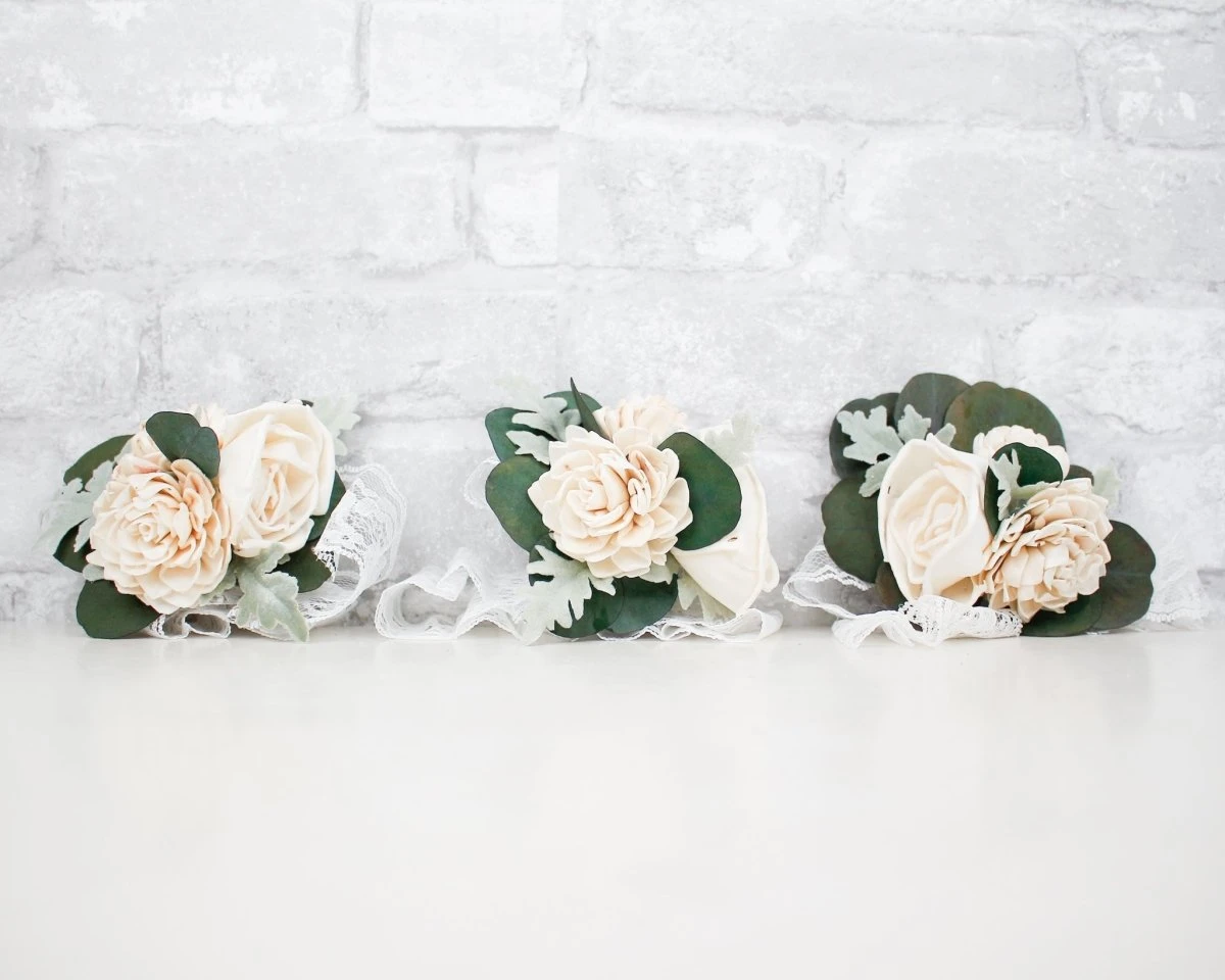 Loretta Corsage (Set Of 3) 3 Loretta Corsage (Set Of 3)