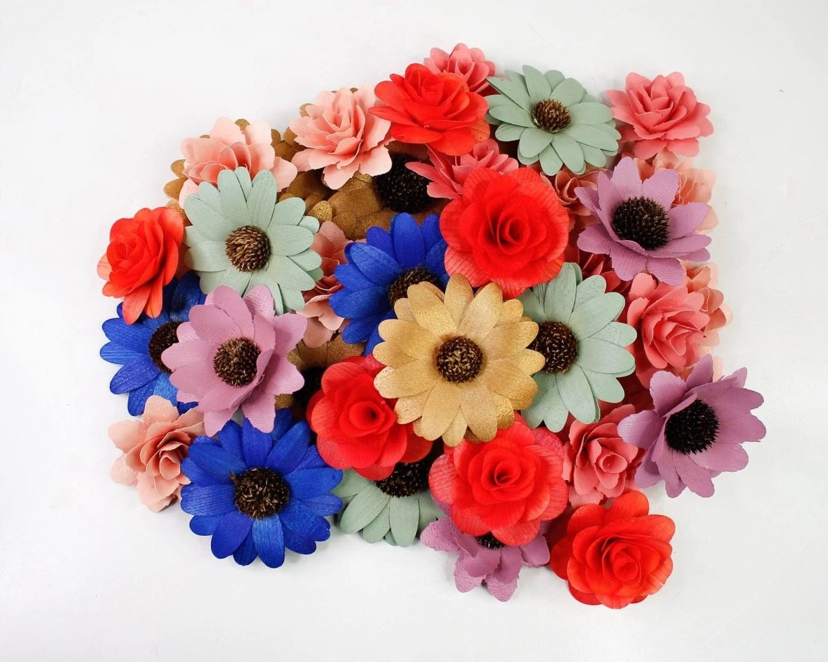 Mystery Birch Wood Flowers (10 Pack) 4 Mystery Birch Wood Flowers (10 Pack) - Image 2