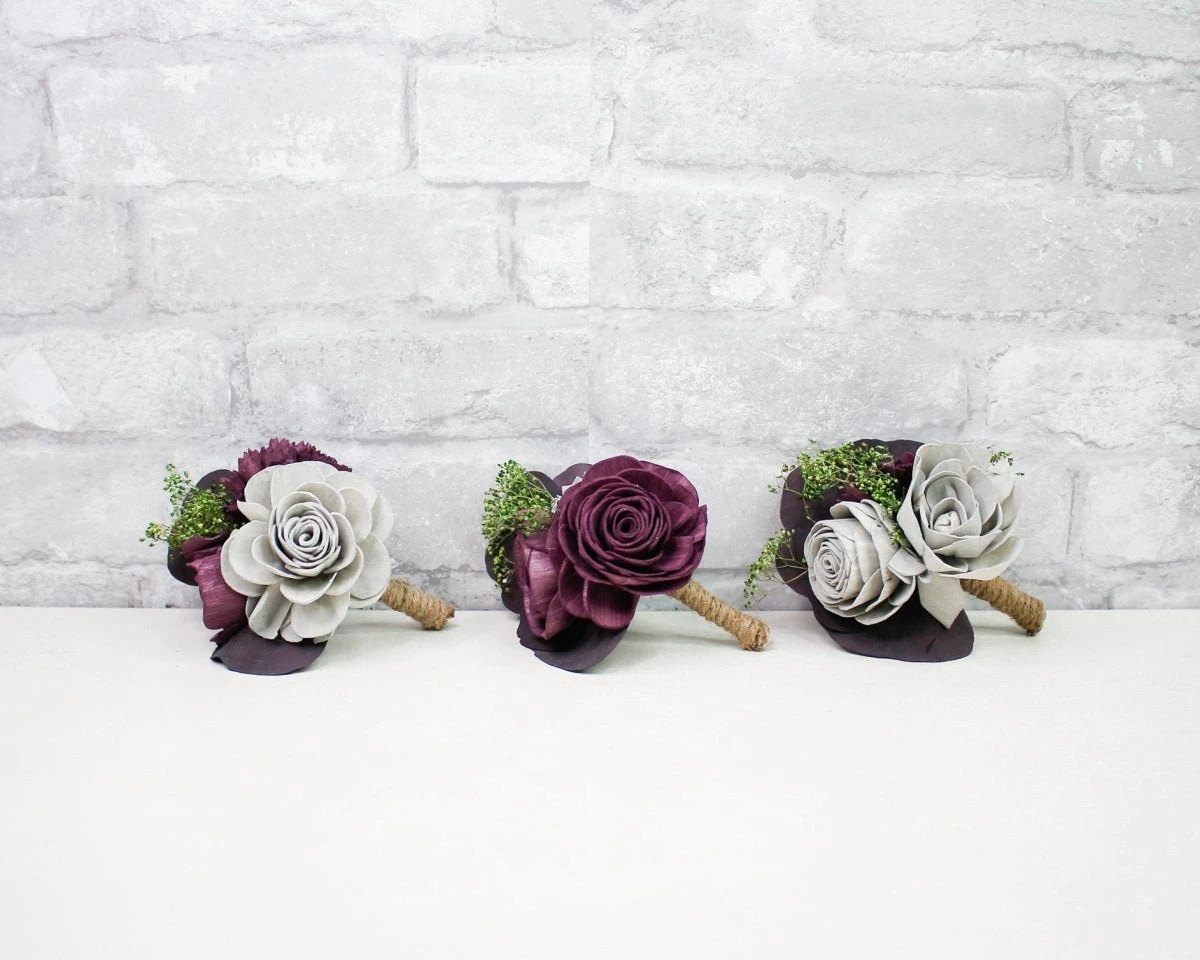 Paris Boutonniere (Set Of 3) 3 Paris Boutonniere (Set Of 3)