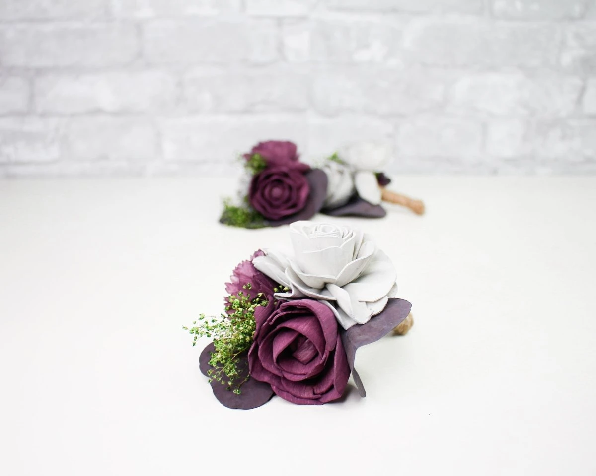 Paris Boutonniere (Set Of 3) 6 Paris Boutonniere (Set Of 3) - Image 4