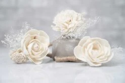 Pure Elegance Boutonniere (Set Of 3)