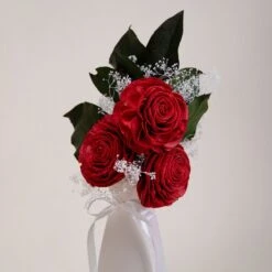 Simply Red Finished Bouquet -Flowers Sales 2024 simply red finished bouquet 859465
