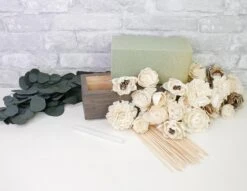 Silver Wedding Centerpiece -Flowers Sales 2024 sola wood flowers craft kit silver wedding centerpiece craft kit 28271750578247