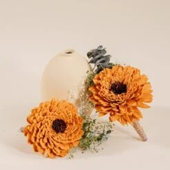Sunflower Daze Father's Boutonniere (Set Of 2)
