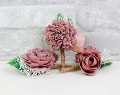 Sweet Serenade Boutonniere (Set Of 3)