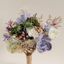Wild Style Silver Sage Bridal Bouquet