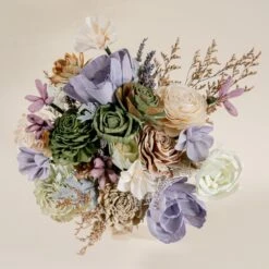 Wild Style Silver Sage Bridal Bouquet -Flowers Sales 2024 wild style silver sage bridal bouquet 924069